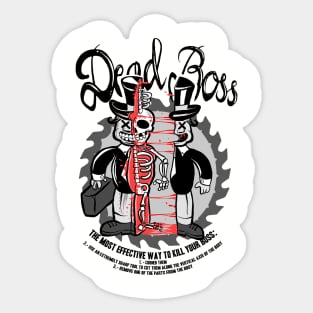 Dead Boss Sticker